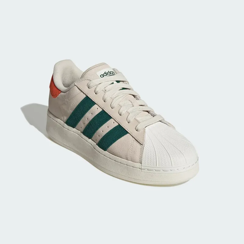 adidas Superstar XLG Aluminium / Collegiate Green / Preloved Red (ID8378)