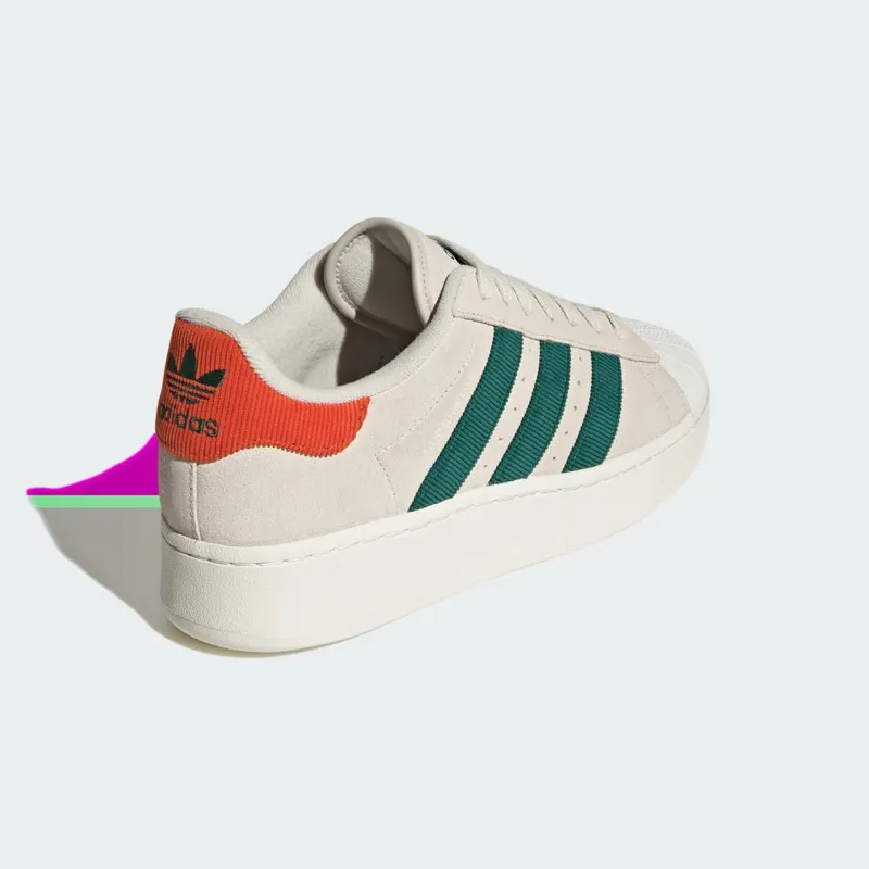 adidas Superstar XLG Aluminium / Collegiate Green / Preloved Red (ID8378)
