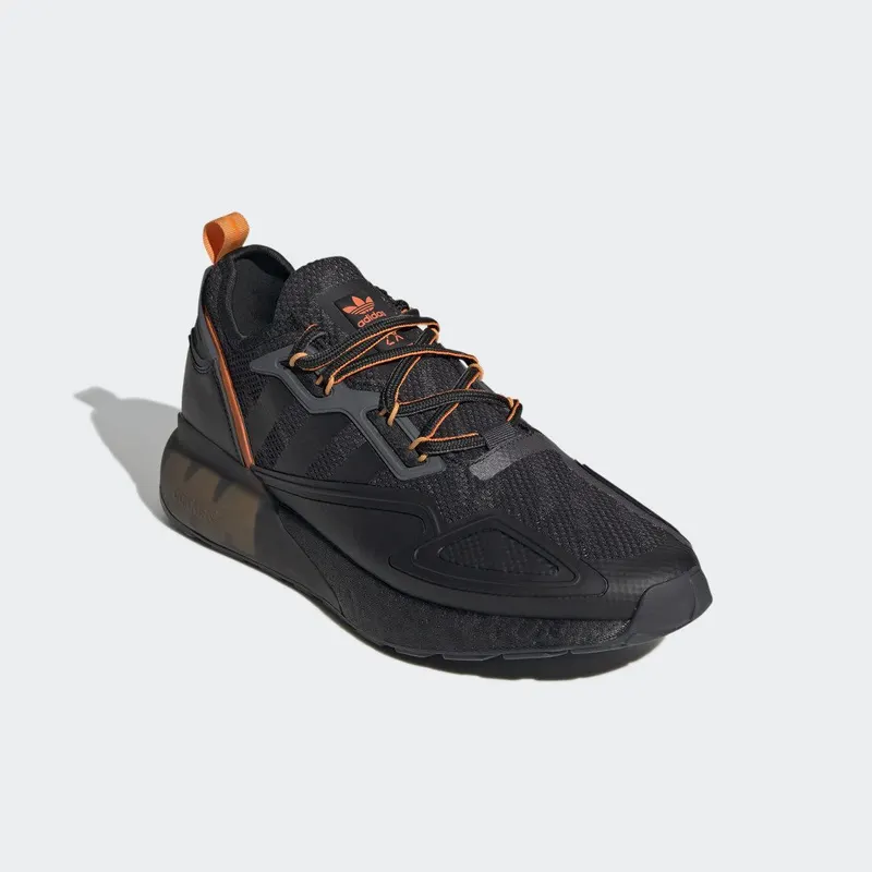 adidas ZX 2K Boost Shoes Core Black / Core Black / True Orange (GY3547)