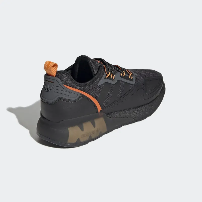 adidas ZX 2K Boost Shoes Core Black / Core Black / True Orange (GY3547)