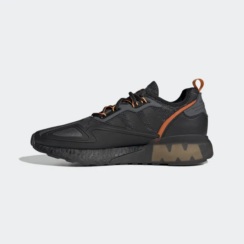 adidas ZX 2K Boost Shoes Core Black / Core Black / True Orange (GY3547)