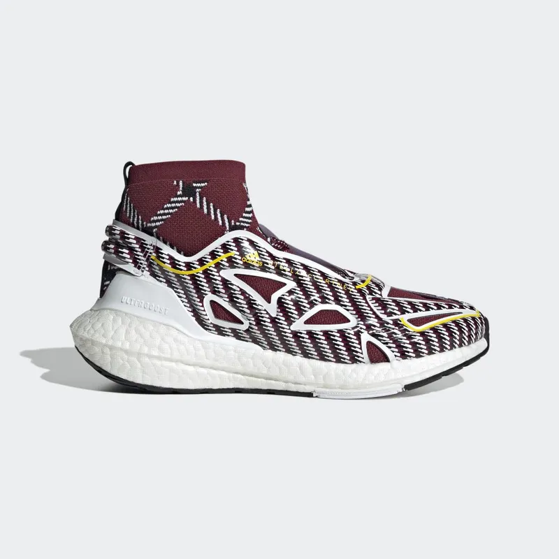 adidas adidas by Stella McCartney Ultraboost 22 Elevated Collegiate Burgundy / Cloud White / Yellow (GY4415)