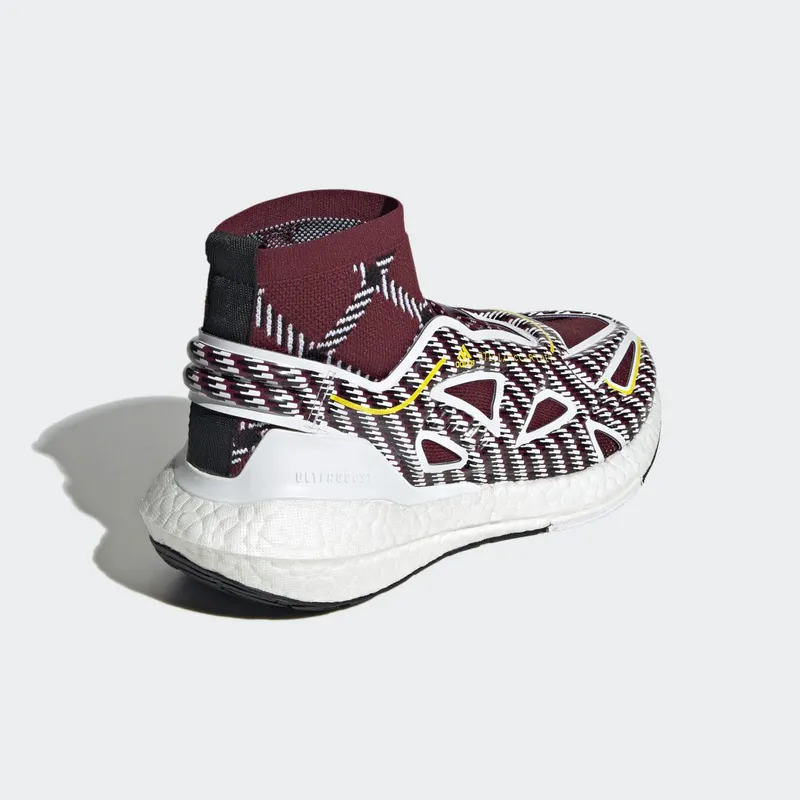 adidas adidas by Stella McCartney Ultraboost 22 Elevated Collegiate Burgundy / Cloud White / Yellow (GY4415)
