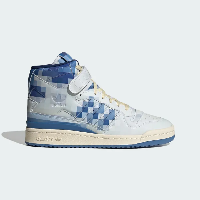 adidas Forum 84 High Closer Look Off White / Trace Royal / Cloud White (ID7440)