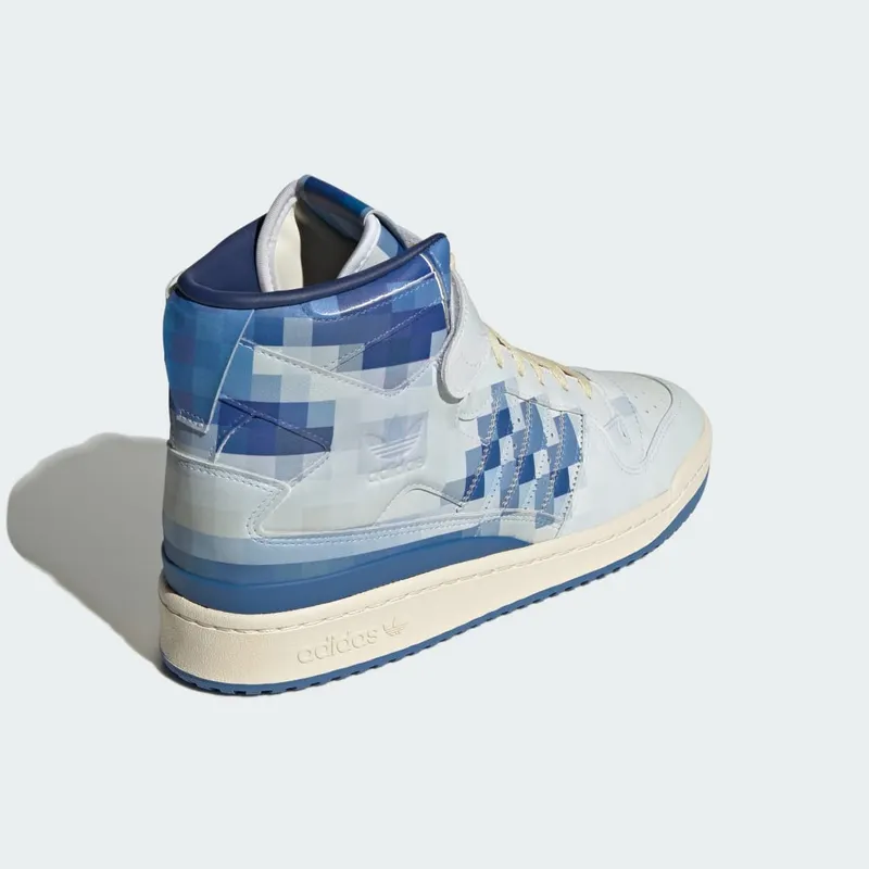 adidas Forum 84 High Closer Look Off White / Trace Royal / Cloud White (ID7440)