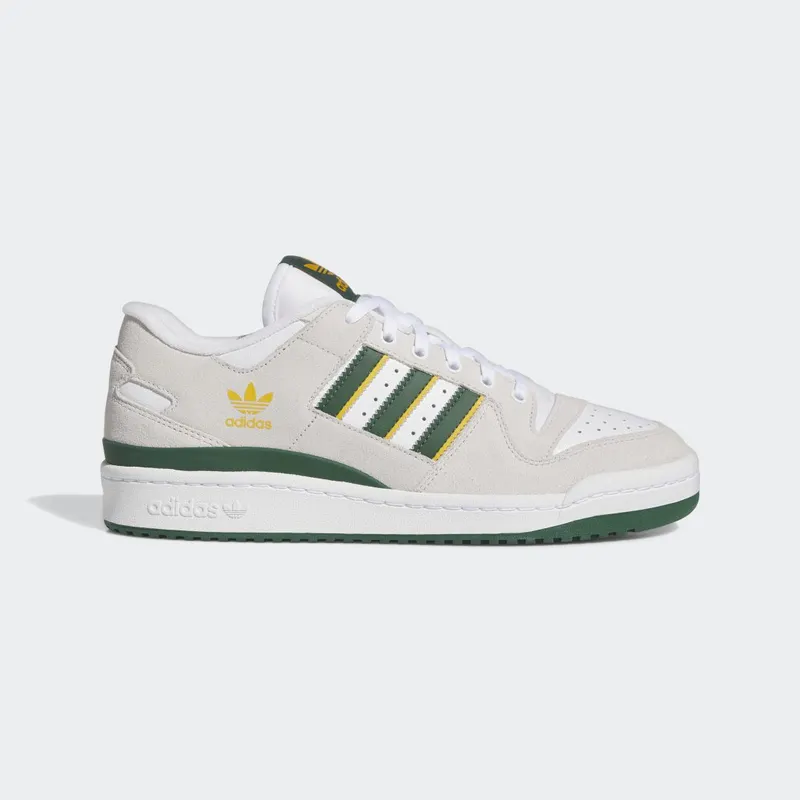 adidas Forum 84 Low ADV Crystal White / Dark Green / Preloved Yellow (IG7583)