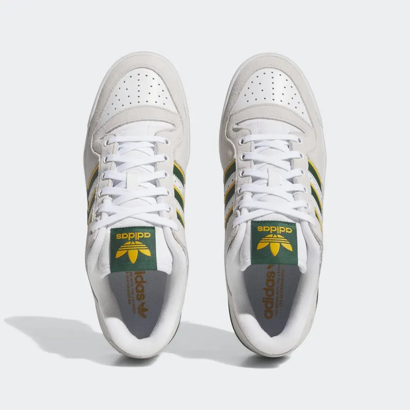 adidas Forum 84 Low ADV Crystal White / Dark Green / Preloved Yellow (IG7583)