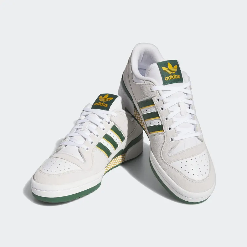 adidas Forum 84 Low ADV Crystal White / Dark Green / Preloved Yellow (IG7583)