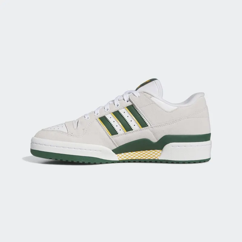 adidas Forum 84 Low ADV Crystal White / Dark Green / Preloved Yellow (IG7583)