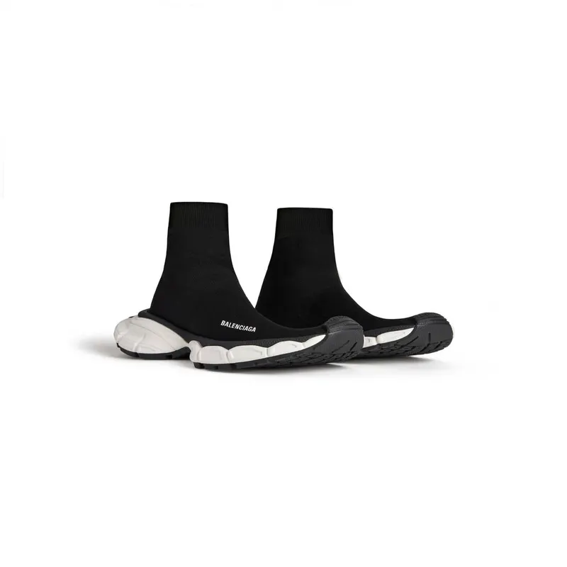 Balenciaga 3xl Sock Recycled Knit Sneaker Black (758483W2DG11090)