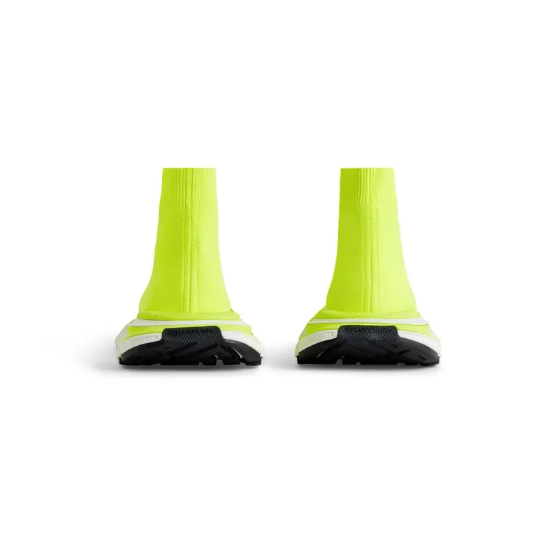 Balenciaga 3xl Sock Recycled Knit Sneaker Fluo Yellow (758483W2DG17090)