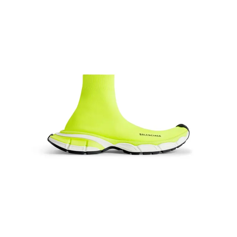 Balenciaga 3xl Sock Recycled Knit Sneaker Fluo Yellow (758483W2DG17090)