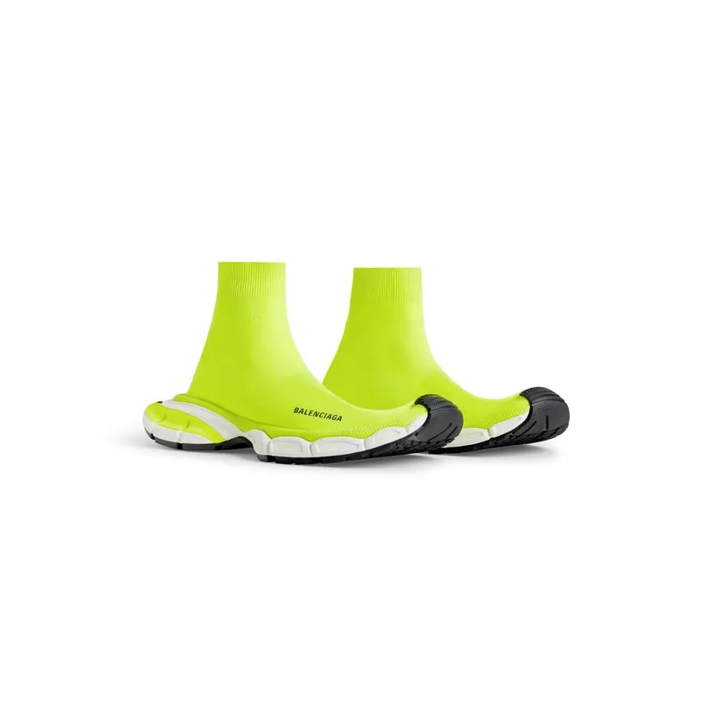 Balenciaga 3xl Sock Recycled Knit Sneaker Fluo Yellow (758483W2DG17090)