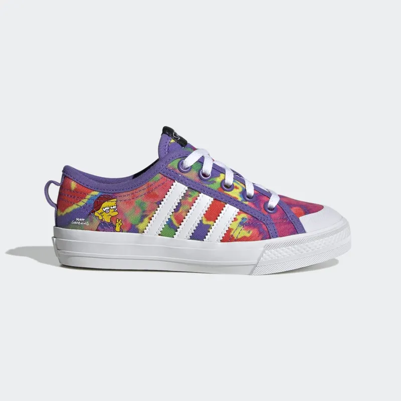 adidas Nizza Shoes Core Black / Cloud White / Purple Rush (GZ1785)