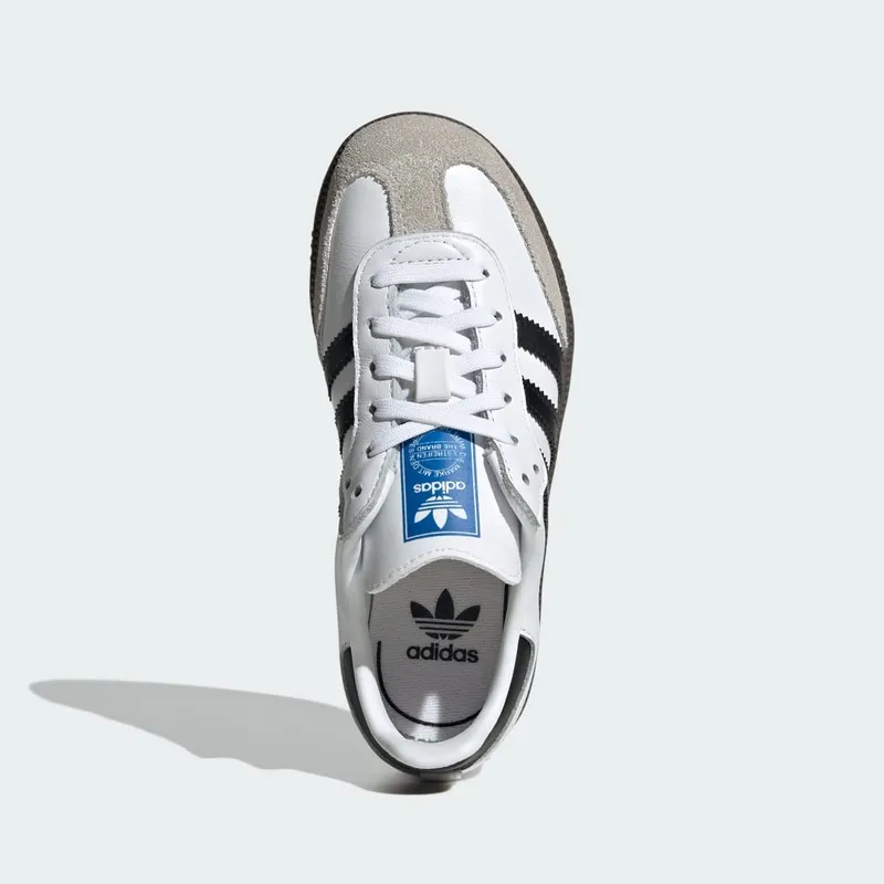 adidas Samba OG Kids Cloud White / Core Black / Gum (IE3677)