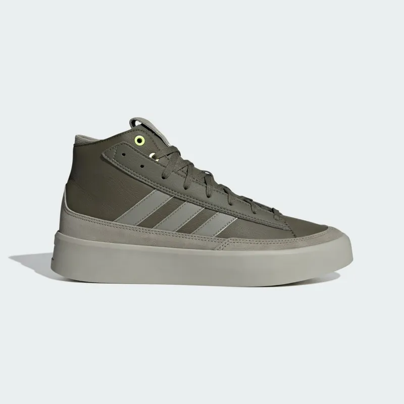 adidas ZNSORED Hi Olive Strata / Silver Pebble / Pulse Lime (IE9415)