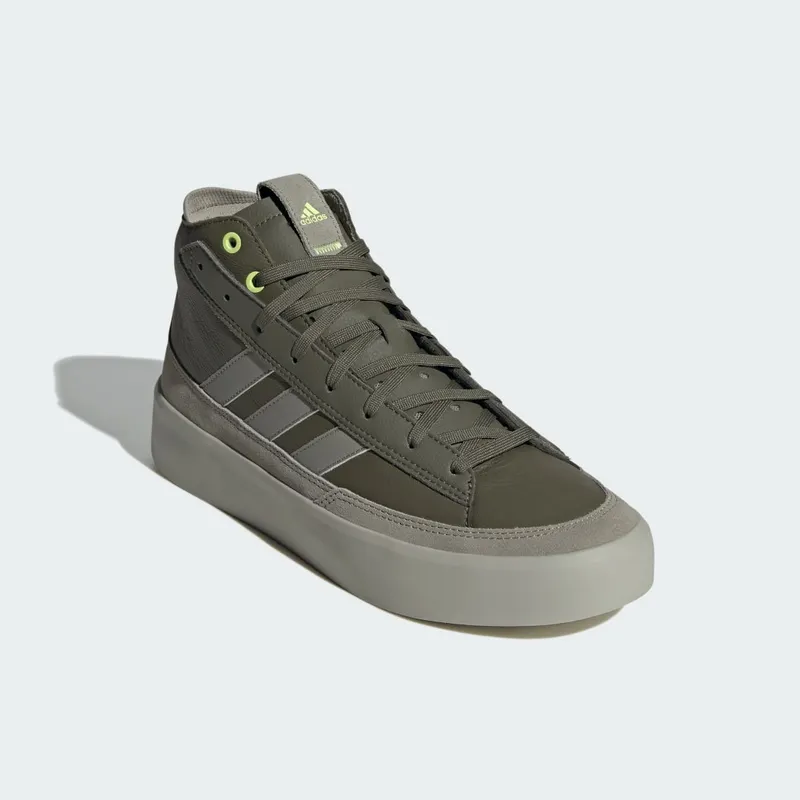 adidas ZNSORED Hi Olive Strata / Silver Pebble / Pulse Lime (IE9415)