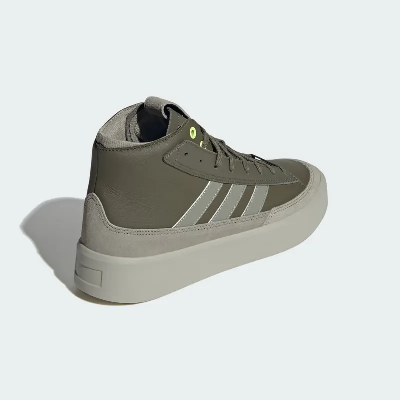 adidas ZNSORED Hi Olive Strata / Silver Pebble / Pulse Lime (IE9415)