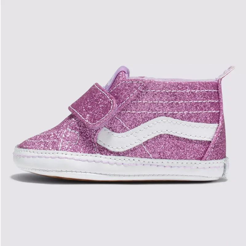 VANS Sk8-hi Crib Met Glitter Voor Baby’s Paars (VN0A346PLLC)