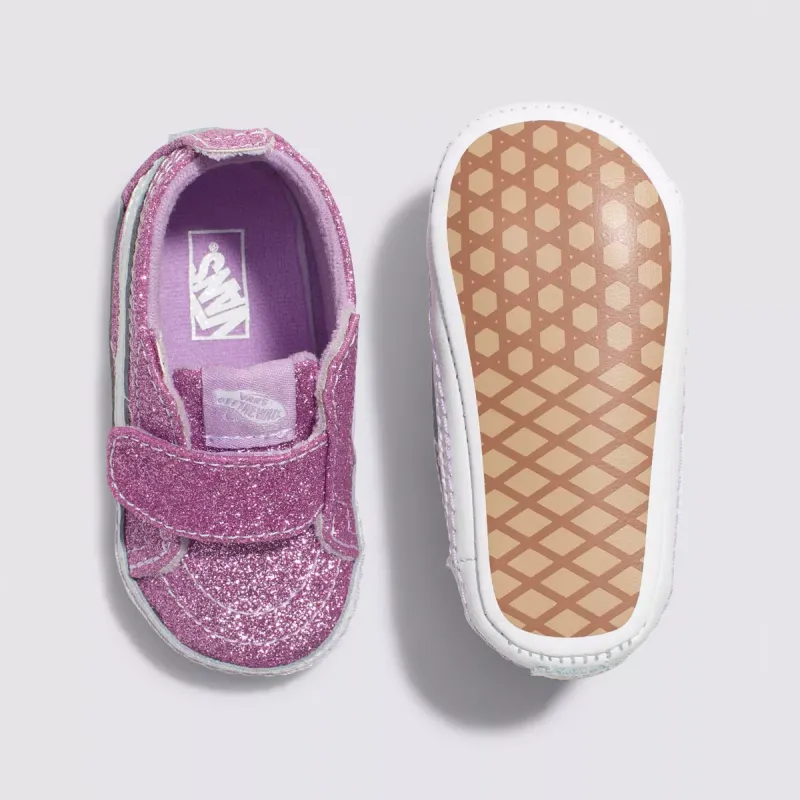 VANS Sk8-hi Crib Met Glitter Voor Baby’s Paars (VN0A346PLLC)