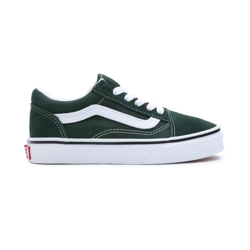 VANS Old Skool Voor Kinderen Groen (VN0A7Q5FBD6)