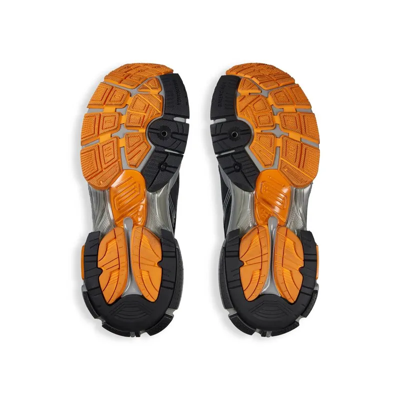 Balenciaga Runner Sneaker Black / Grey / Neon Orange (772774W3RNY1878)