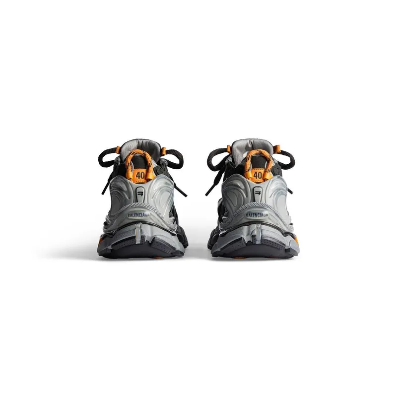 Balenciaga Runner Sneaker Black / Grey / Neon Orange (772774W3RNY1878)