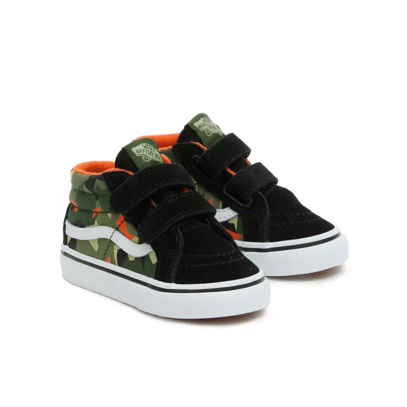 VANS Sk8-mid Reissue Met Klittenband Voor Peuters Zwart (VN00018WBOV)