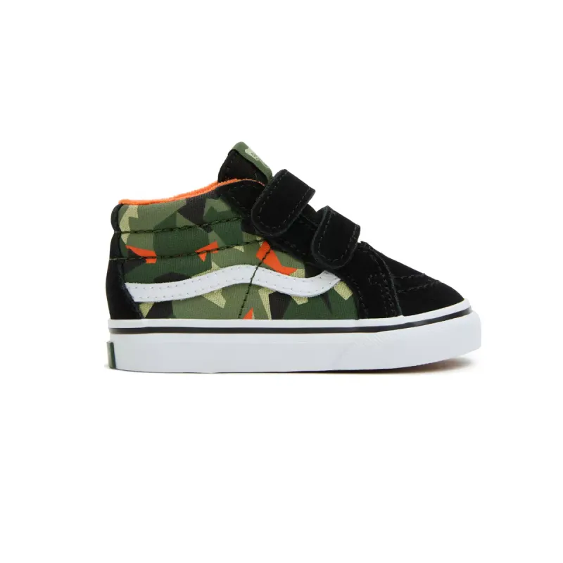 VANS Sk8-mid Reissue Met Klittenband Voor Peuters Zwart (VN00018WBOV)