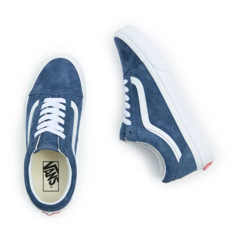 VANS Old Skool Van Varkenssuède Blauw (VN0005UFAHU)