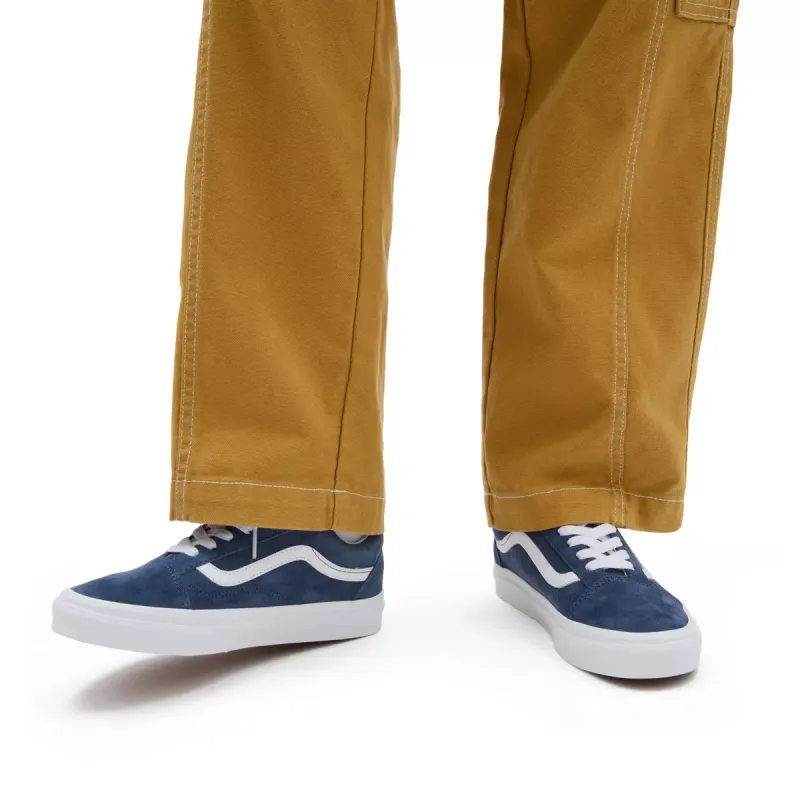 VANS Old Skool Van Varkenssuède Blauw (VN0005UFAHU)