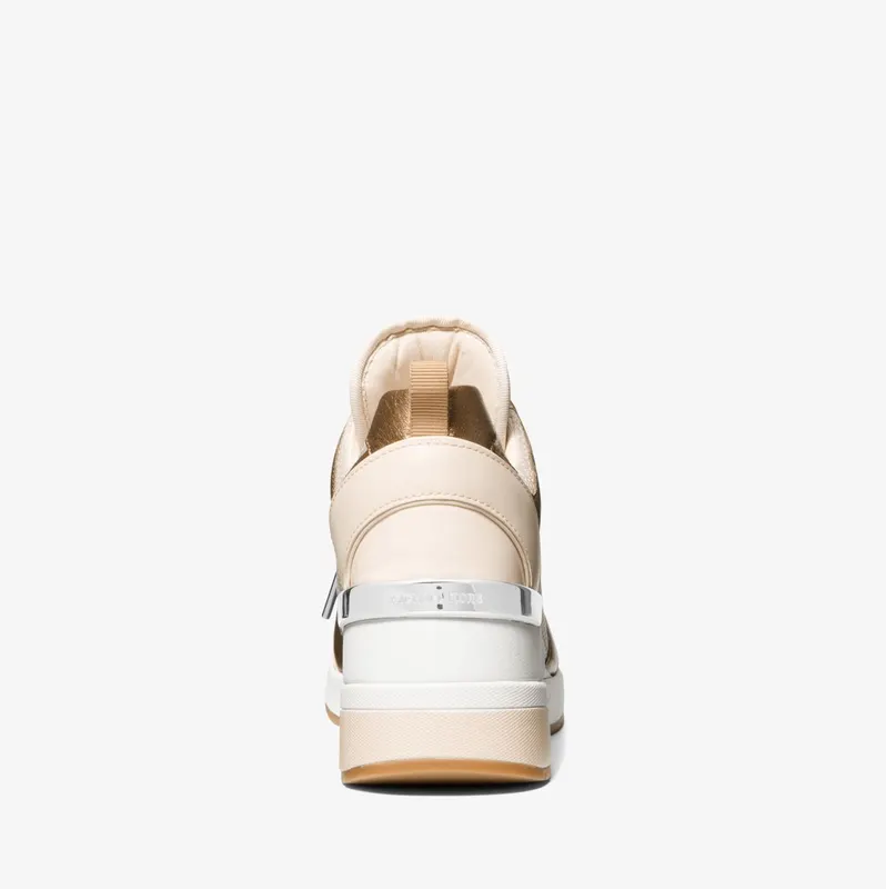 Michael Kors MK Georgie Mesh and Leather Trainer – Lt Crm Multi (43F3GEFS3D-2605)