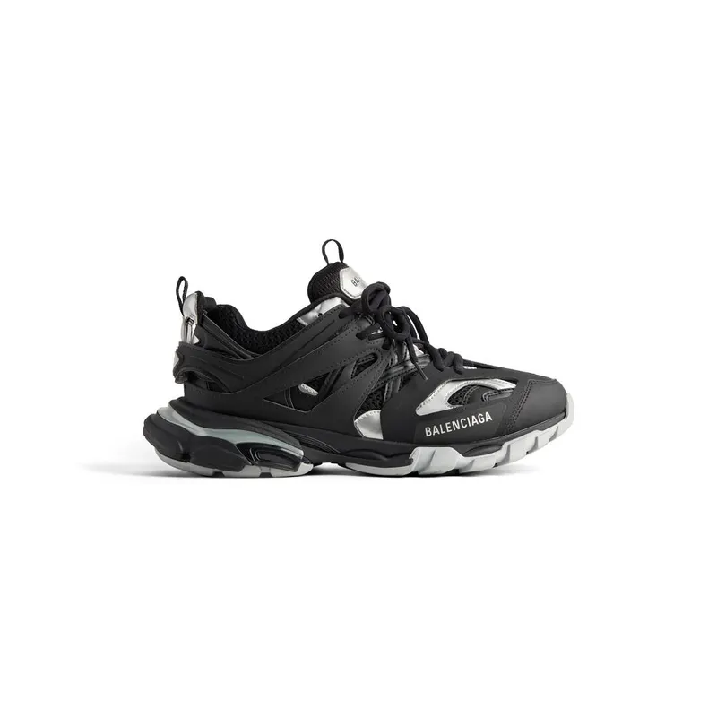 Balenciaga Track Sneaker Black / Silver (542436W2FSC1081)