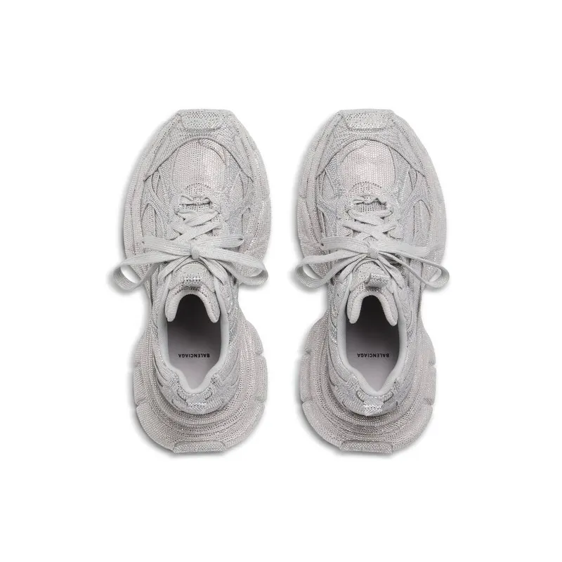 Balenciaga 3xl Sneaker With Rhinestones Light Grey (734734W3XST1100)