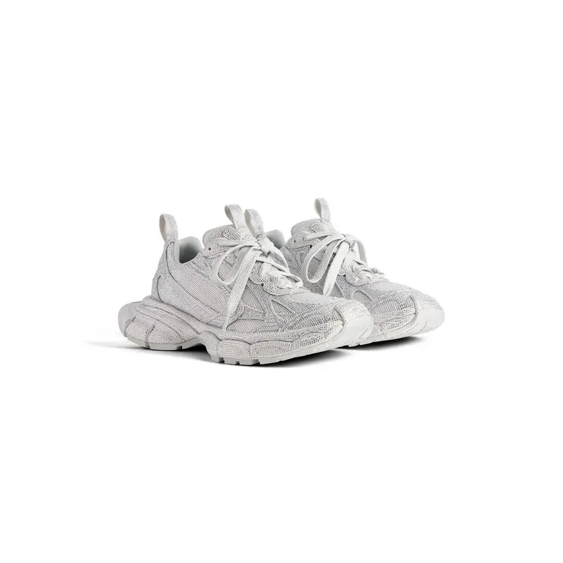 Balenciaga 3xl Sneaker With Rhinestones Light Grey (734734W3XST1100)