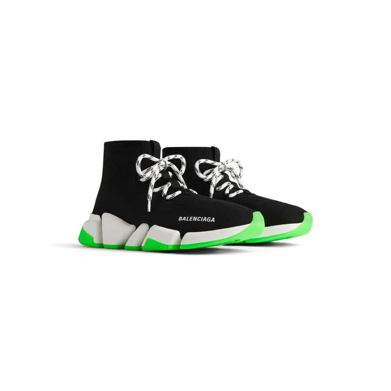 Balenciaga Speed 2.0 Lace-up Recycled Knit Sneaker Black (769319W2DB21939)
