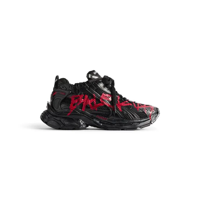 Balenciaga Runner Graffiti Sneaker Black (772774W3RBQ1060)