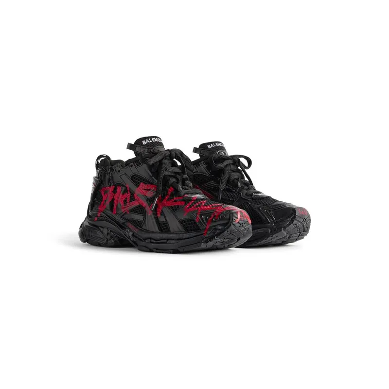 Balenciaga Runner Graffiti Sneaker Black (772774W3RBQ1060)