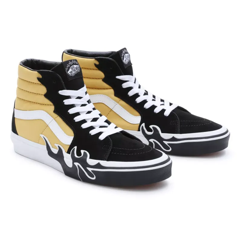 VANS Sk8-hi Flame Zwart (VN0005UJY23)