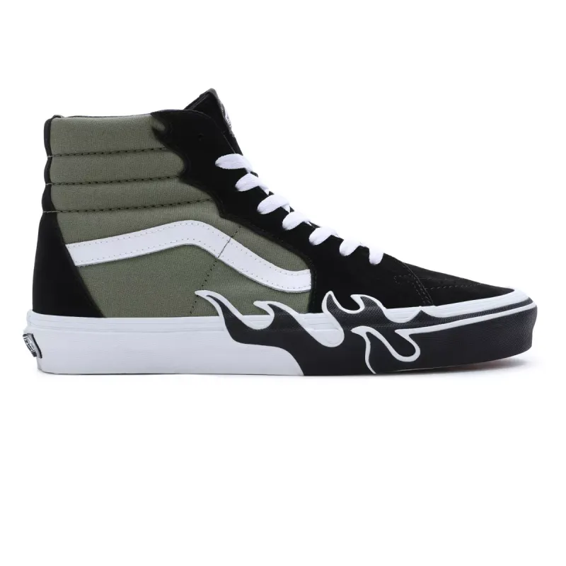 VANS Sk8-hi Flame Groen (VN0005UJZBF)
