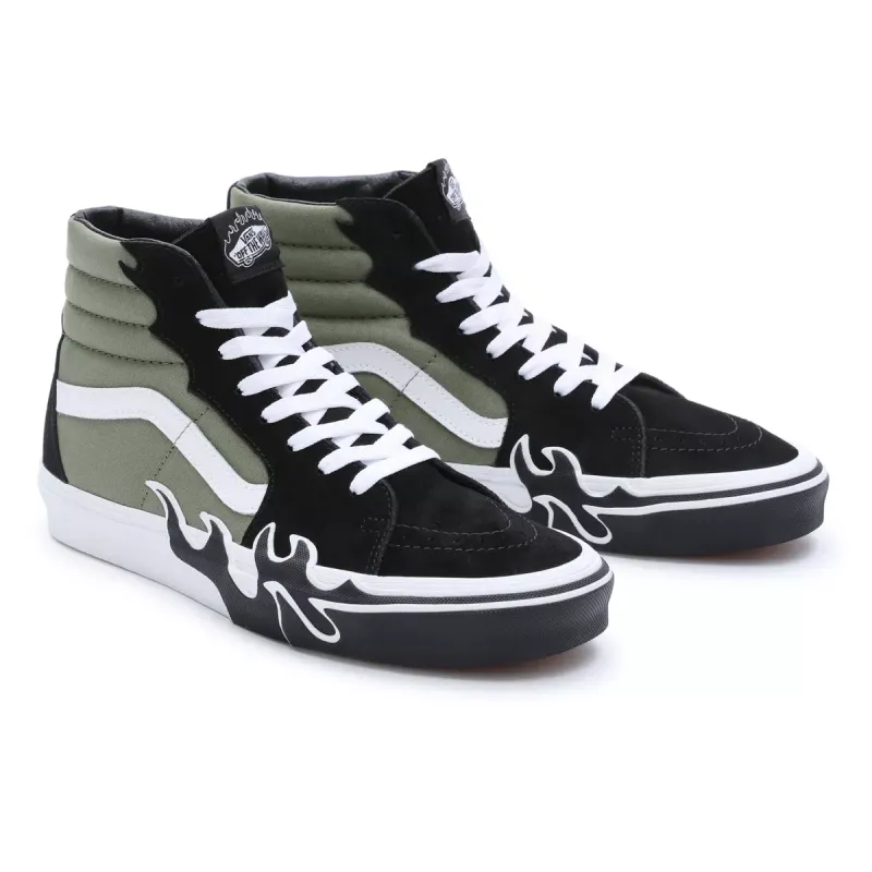 VANS Sk8-hi Flame Groen (VN0005UJZBF)