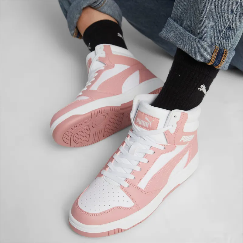 Puma Rebound Wit/Roze (392326-11)