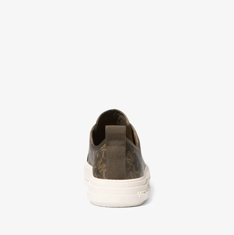 Michael Kors MK Evy Empire Signature Logo Trainers – Brown (43H3EYFS1B-0200)