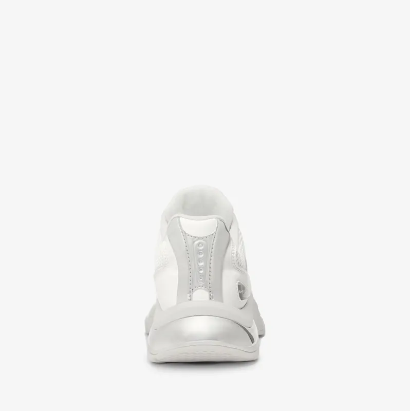 Michael Kors MK Kit Extreme Mesh and Metallic Trainer – Optic White/silver (43H3KIFS4D-1750)