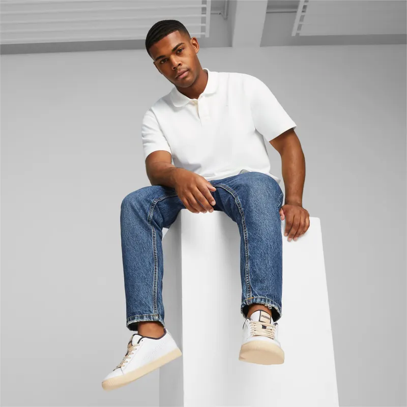 Puma Clyde Service Line Wit (393088-01)