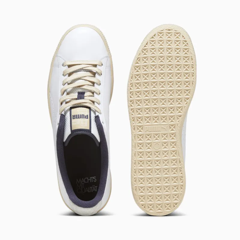 Puma Clyde Service Line Wit (393088-01)