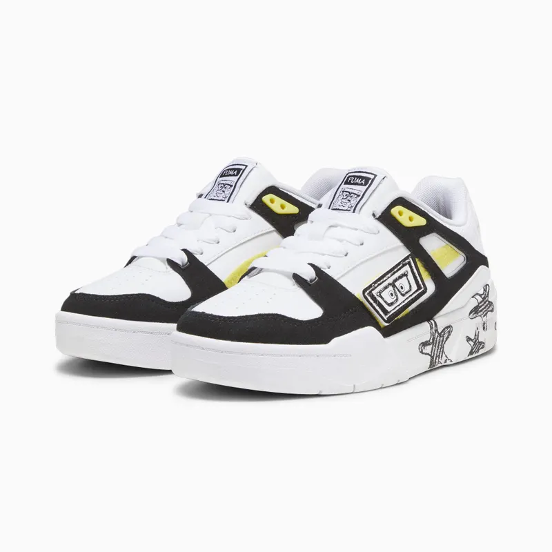 Puma x SPONGEBOB SQUAREPANTS Slipstream Wit/Zwart (393893-01)