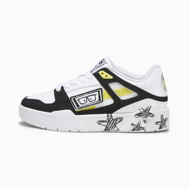 Puma x SPONGEBOB SQUAREPANTS Slipstream Wit/Zwart (393893-01)