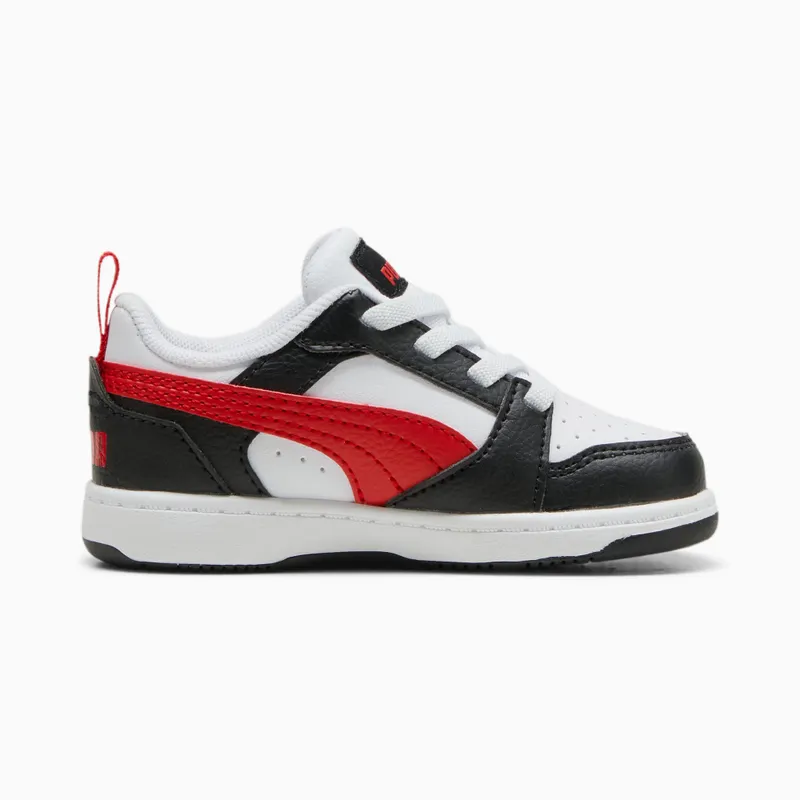Puma Rebound V6 Lo Wit/Zwart/Rood (393835-04)