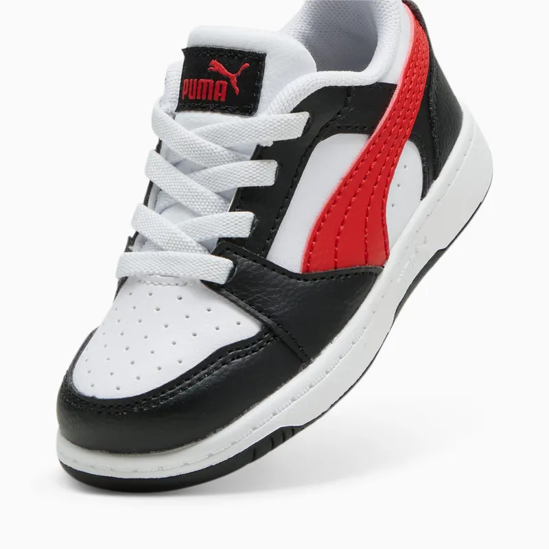 Puma Rebound V6 Lo Wit/Zwart/Rood (393835-04)